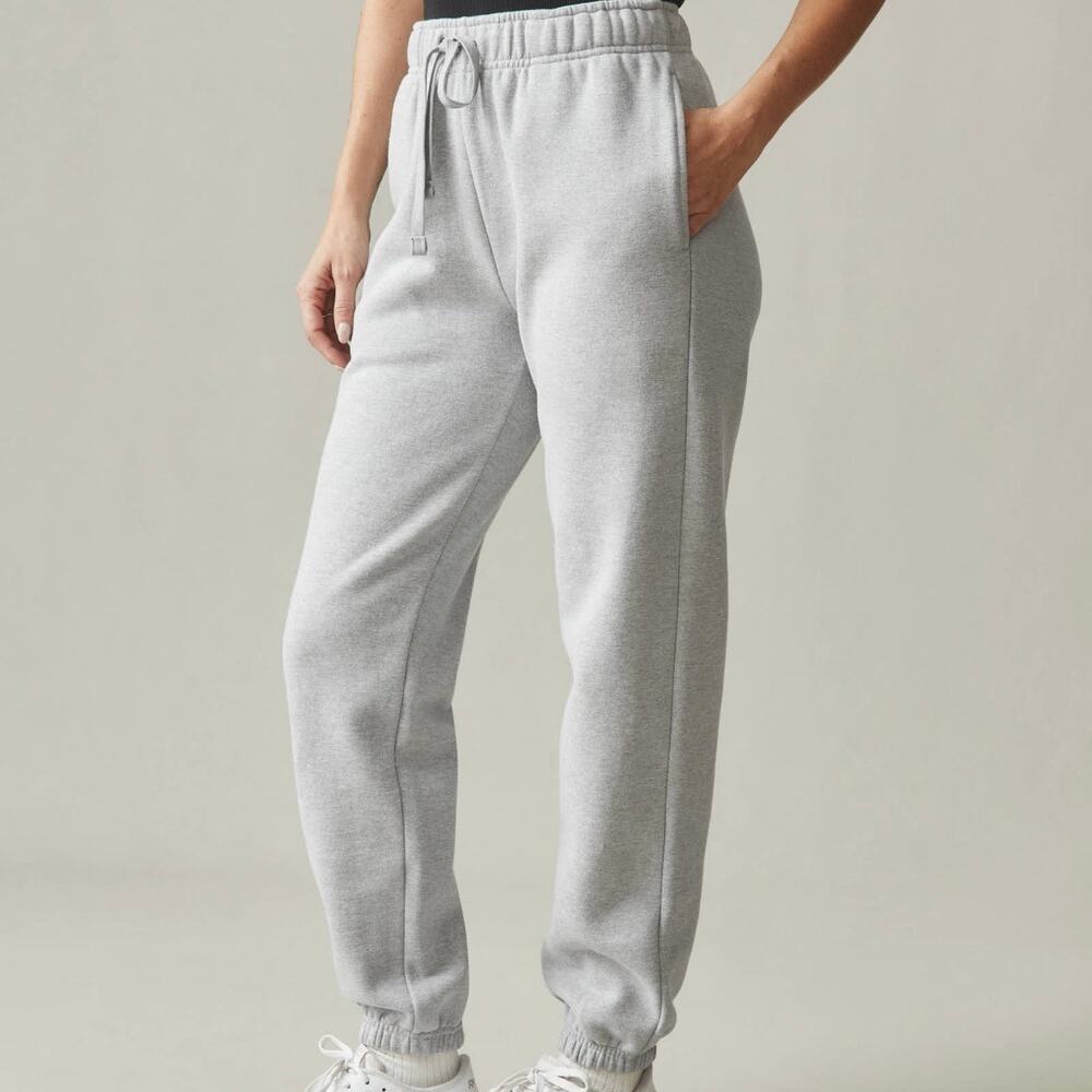 American Giant Classic Sweat Pant Women's Large Gray Joggers 100% Cotton USA
